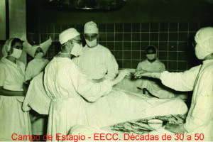 Campo de Estágio - Escola de Enfermagem Carlos Chagas. Décadas de 1930 a 1950
